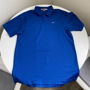 Nike blue golf polo